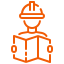 architect icon orange