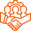 manager icon orange