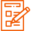 survey icon orange-1